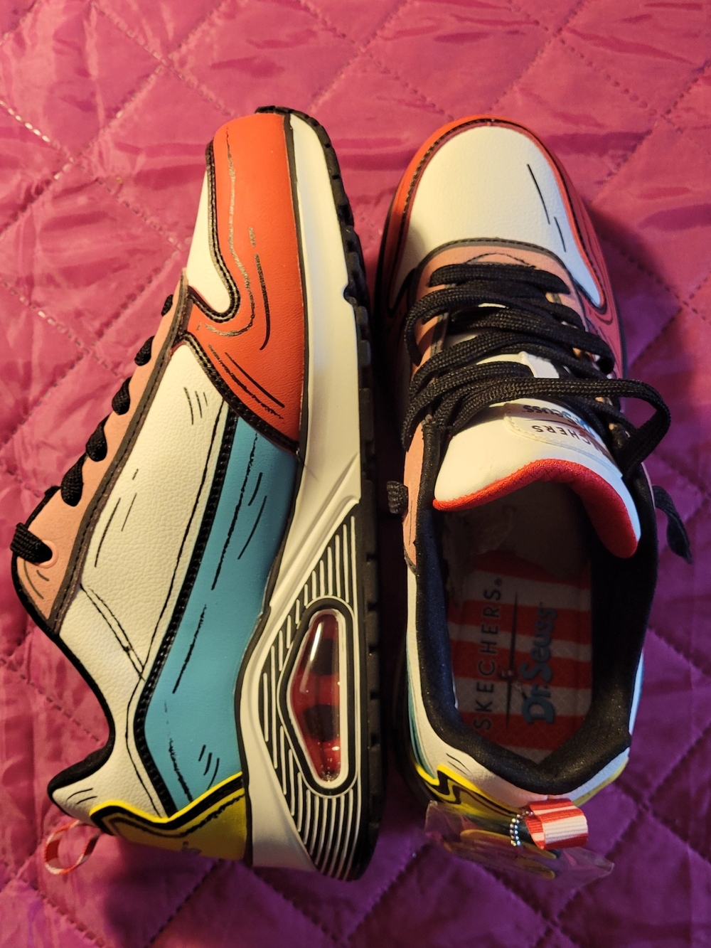 Dr. Seuss X Sketchers Womens Colorblock Sneakers